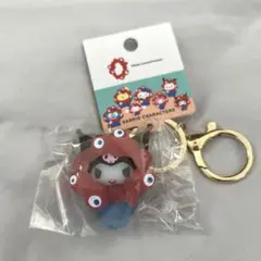 【新品未開封】万博 サンリオ×ミャクミャク クリアキーホルダー クロミ