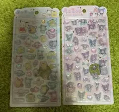 【正規品】サンリオ　うるちゅるPOPシール　クロミマイメロ　ポチャッコ