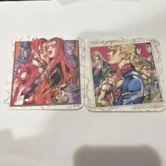 ジョジョの奇妙な冒険 ジョジョ展　コースター　5部２枚