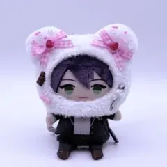ぬい服 ヘッドドレス〈黄色×白色×ミックス〉にじぱぺっと おまんじゅう