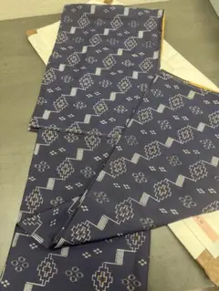 ☆ 【美品】夏着物　紬　正絹　 琉球かすりパープル ☆ 【美品】夏着物 紬 正絹 琉球かすりパープル - メルカリ