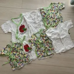 肌着　まとめ売り　短肌着&コンビ肌着　はらぺこあおむし