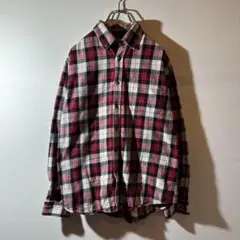 Eddie Bauer 90s チェック柄フランネルシャツ Mサイズ