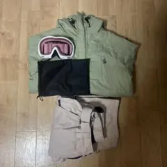 【ウェア + ゴーグル】スノーボードウェア スキーウェア 上下＋ゴーグル