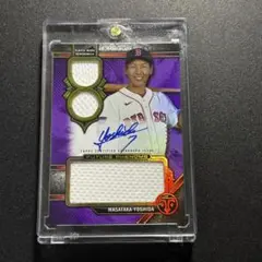 50枚限定 吉田正尚 2024 Topps Threads レリック 直筆サイン