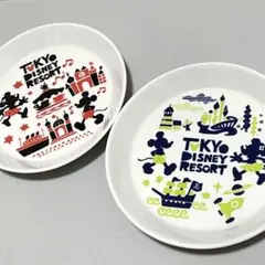 東京ディズニーリゾート柄 プレート 2枚セット