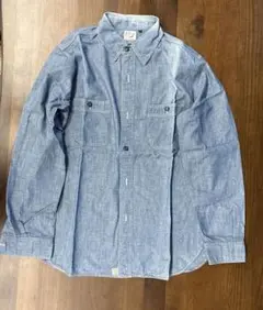 シャンブレーシャツ 長袖