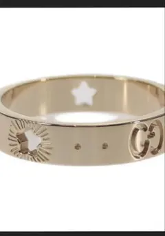 GUCCI ゴールドリング 星型デザイン　中古