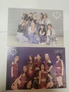 ME:I 佐々木心菜 ポストカード ロッキン コンプセット 2枚セット