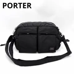ポーター タンカー 2way ウエストバッグ ボディバッグ 黒 ナイロン 多機能