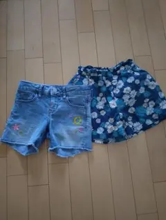 ショートパンツ　2枚セット　110