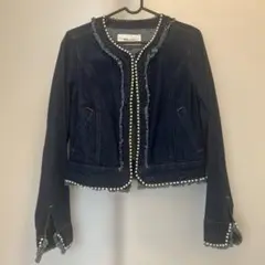ROYAL PARTY ダークデニムジャケット　F レディス