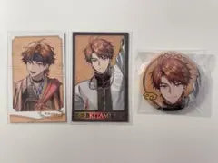 北見遊征 2nd Anniversary 缶バッジ ランダムチェキ風カード