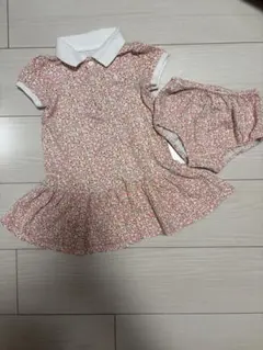 ラルフローレン ワンピース ブルマ付き 85cm 18M 半袖 女の子 花柄のサムネイル