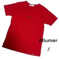 Allumer レッド Tシャツ Fサイズ