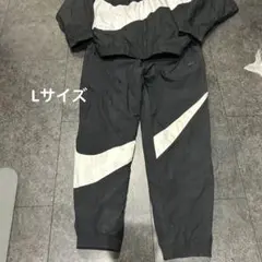 L 【即完売】ナイキ ナイロンジャケット セットアップ ビッグスウォッシュ 新品】NIKE ナイキ ビッグスウォッシュ ナイロンジャケット