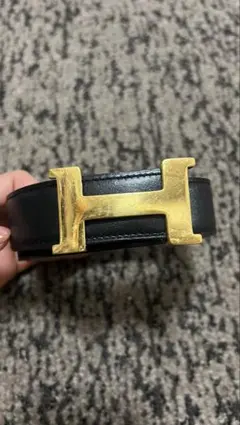 エルメス ヴィンテージベルトコンスタンス大 紺色✖️キャメル - メルカリ