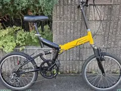 キャプテンスタッグ ワイルドクルー 20型 外装6段 折りたたみ自転車
