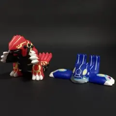 ポケモンキッズ ゲンシグラードン ゲンシカイオーガ 指人形