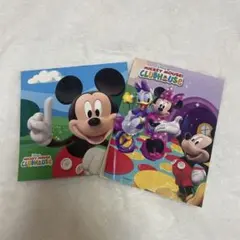 【当時品】ディズニーミッキー　メモ帳2冊セット　平成レトロ