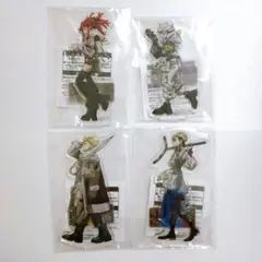 ガチアクタ　スタンド付きアクリルプレート　全4種セット