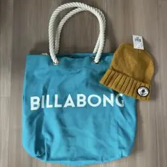 未使用 BILLABONG ビラボン ビッグトートバッグ ニット帽のサムネイル