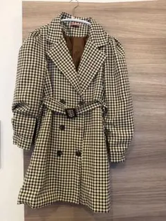 17kg チェック柄ワンピース・コート