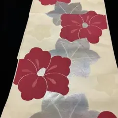 花柄名古屋帯と帯締めセット（11月末まで）