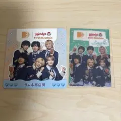 ラムネ商店街 ウェンディーズ コースター クリアカード