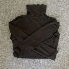 UNIQLO ヒートテックウルトラライトタートルネック黒 M