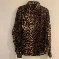 KAWI JAMELE レオパード柄 長袖シャツ FREE