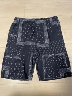 UNITED AVIATION バンダナ柄 ショートパンツ ブラック Lのサムネイル
