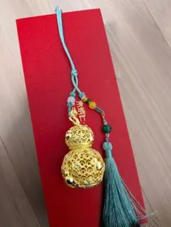 朱炳仁・銅（朱炳仁铜） ひょうたん型置物 百年銅芸世家（百年铜艺世家