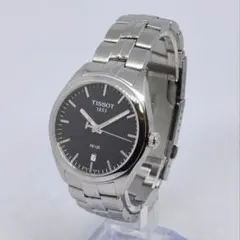 TISSOT PR100 三針クォーツ腕時計＋バックル延長アダプター　電池新品のサムネイル