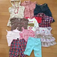 女児 90cm 半袖 チュニック キャミソール