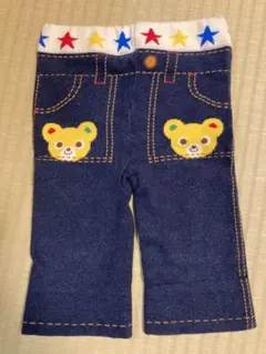 【値下げ！】ミキハウス クマ刺繍パンツ 80、西松屋　パンツ85-90 セット