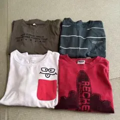 キッズ 長袖カットソー 4枚セット