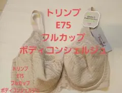 寅26q080 ,トリンプ　ボディコンシェルジュ　ブラジャー フルカップ　e75のサムネイル