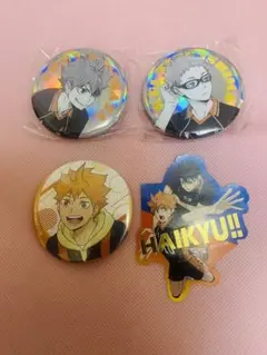 ハイキュー‼︎ 缶バッジ　ステッカー