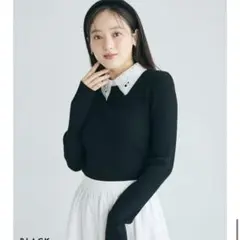 2TYPE襟付きリブニット