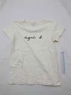 ◎アニエスベー agnès b. ロゴTシャツ レディース サイズM ホワイト