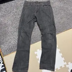 鹿毛 メンズ デニムパンツ ダークグレー - メルカリ