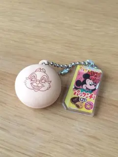 パックンチョ　キーホルダー　森永製菓　チップとデール　ディズニー　ミッキー