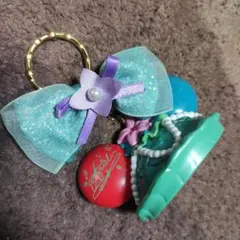 ディズニー　アリエル　ミッキー　キーホルダー　イヤーハット