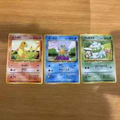 旧裏　旧ポケモンカード 旧御三家　ヒトカゲ ゼニガメ フシギダネ