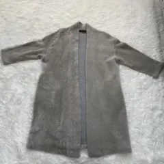 ミズイロインドmizuiro ind ボア素材コクーンコート　アイボリー