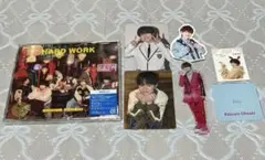 なにわ男子大橋和也HARDWORK特典トレカ　フレークシールCDアクスタセット