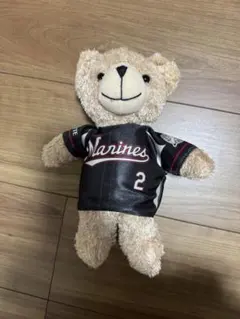 千葉ロッテマリーンズ　藤原選手ベア　人形