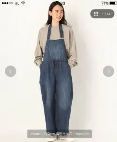 オリジナルNEWデニムサロペット。niko  and ...