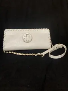Tory Burch ホワイトショルダーバッグ